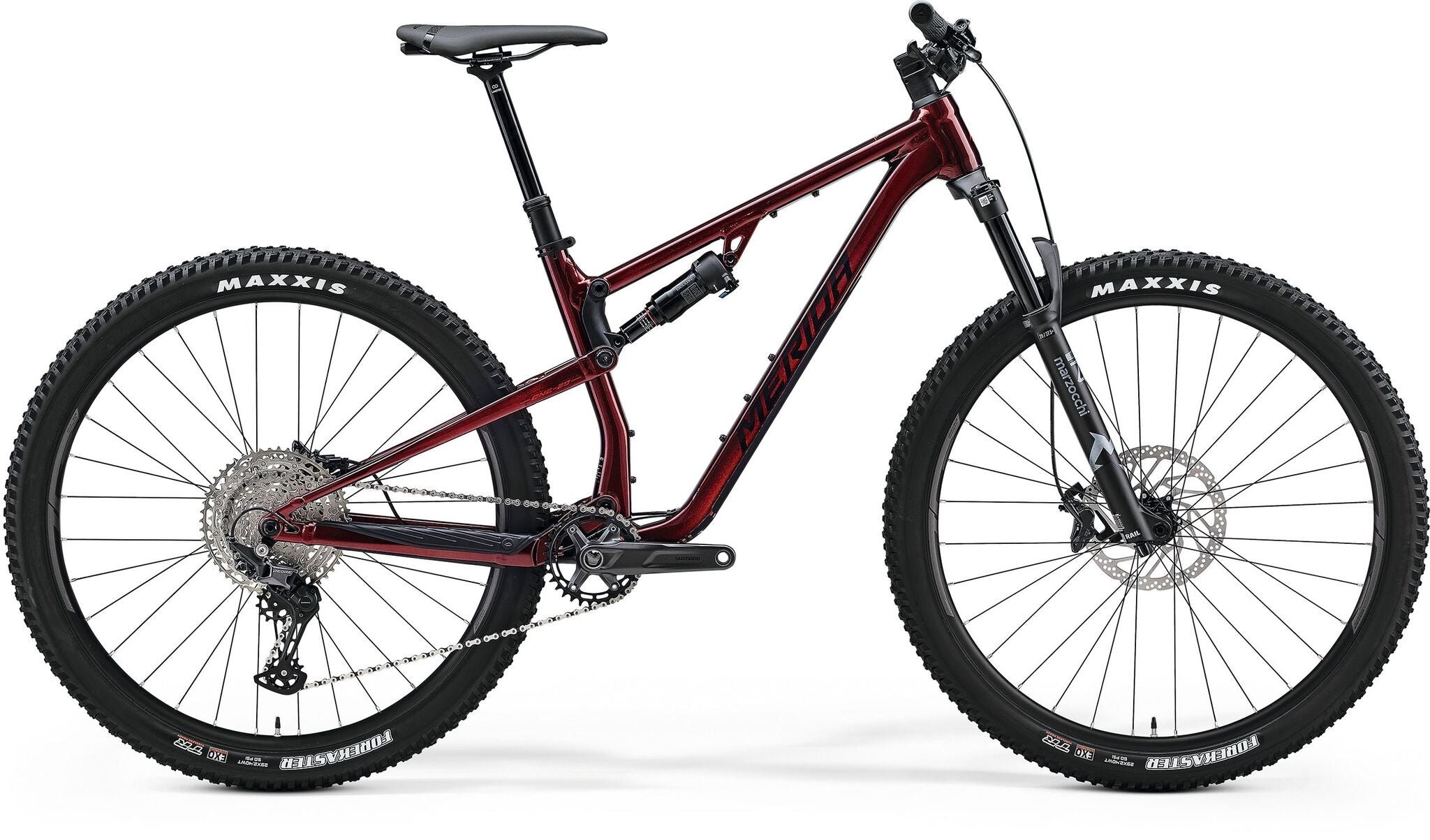 Merida One-Twenty 600 — Burgundy/Black/Red (2024) – Bike Fixx