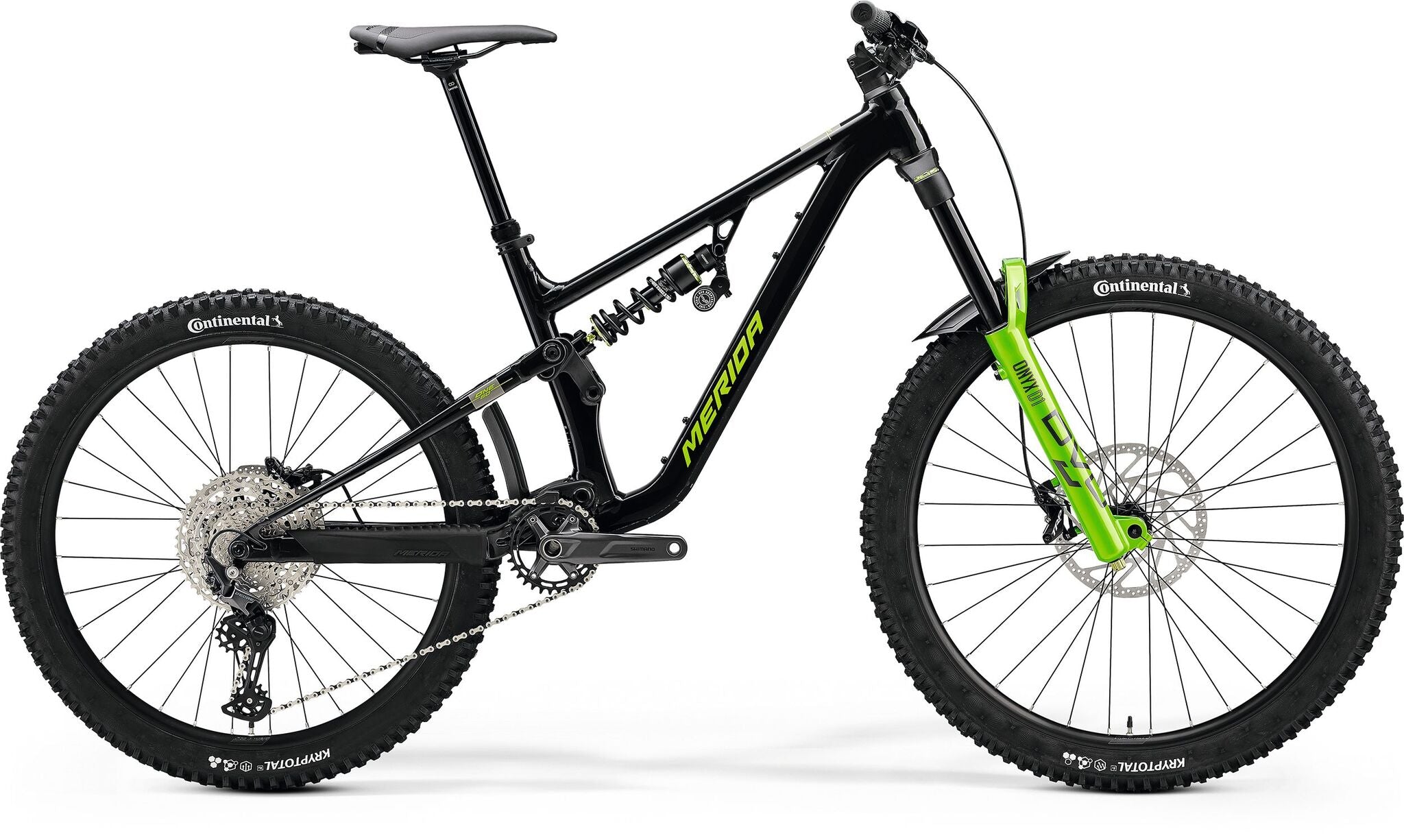 Merida One-Sixty FR 600 — Metallic Black/Grey/Green – Bike Fixx