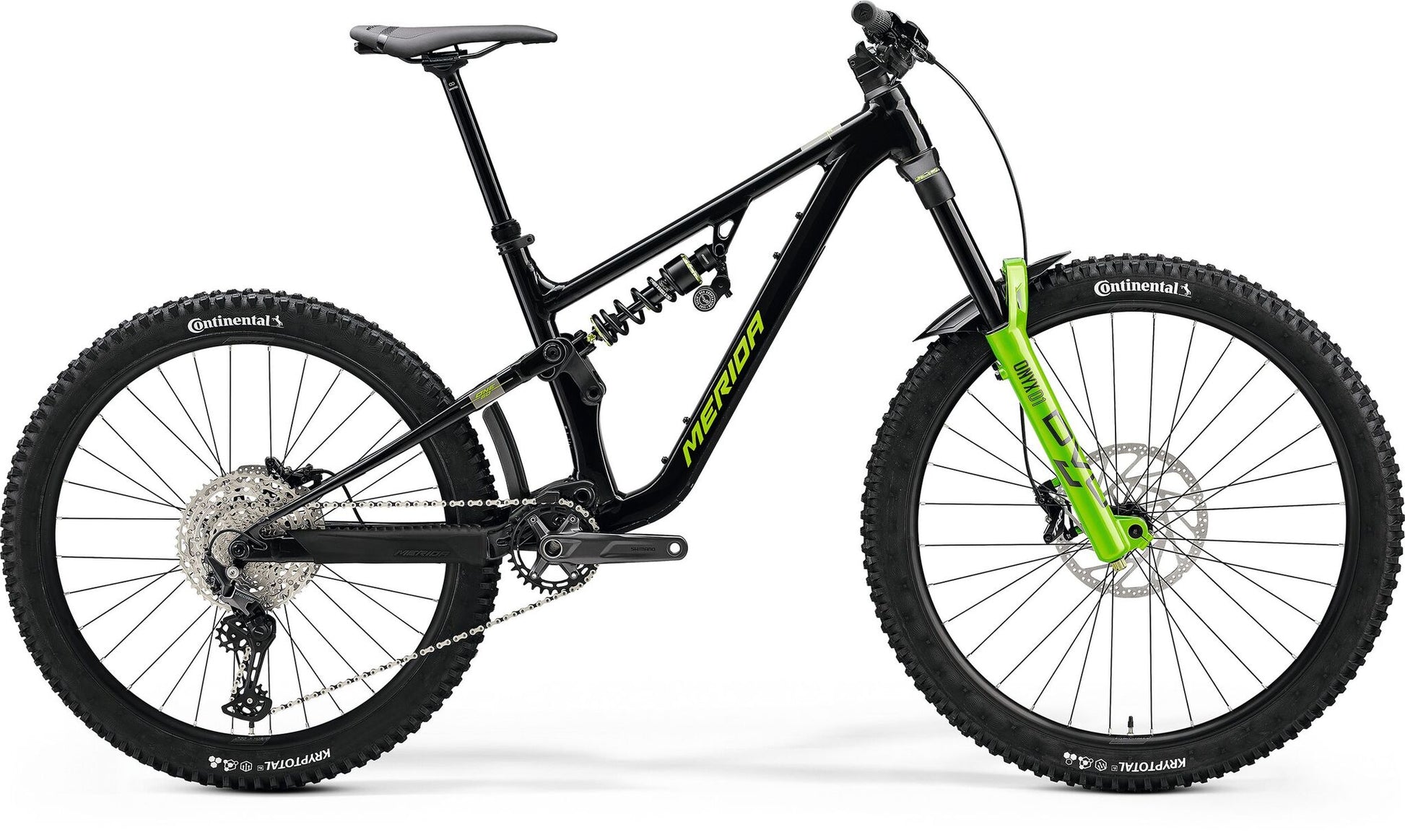 Merida One-Sixty FR 600 Metallic Black/Grey/Green