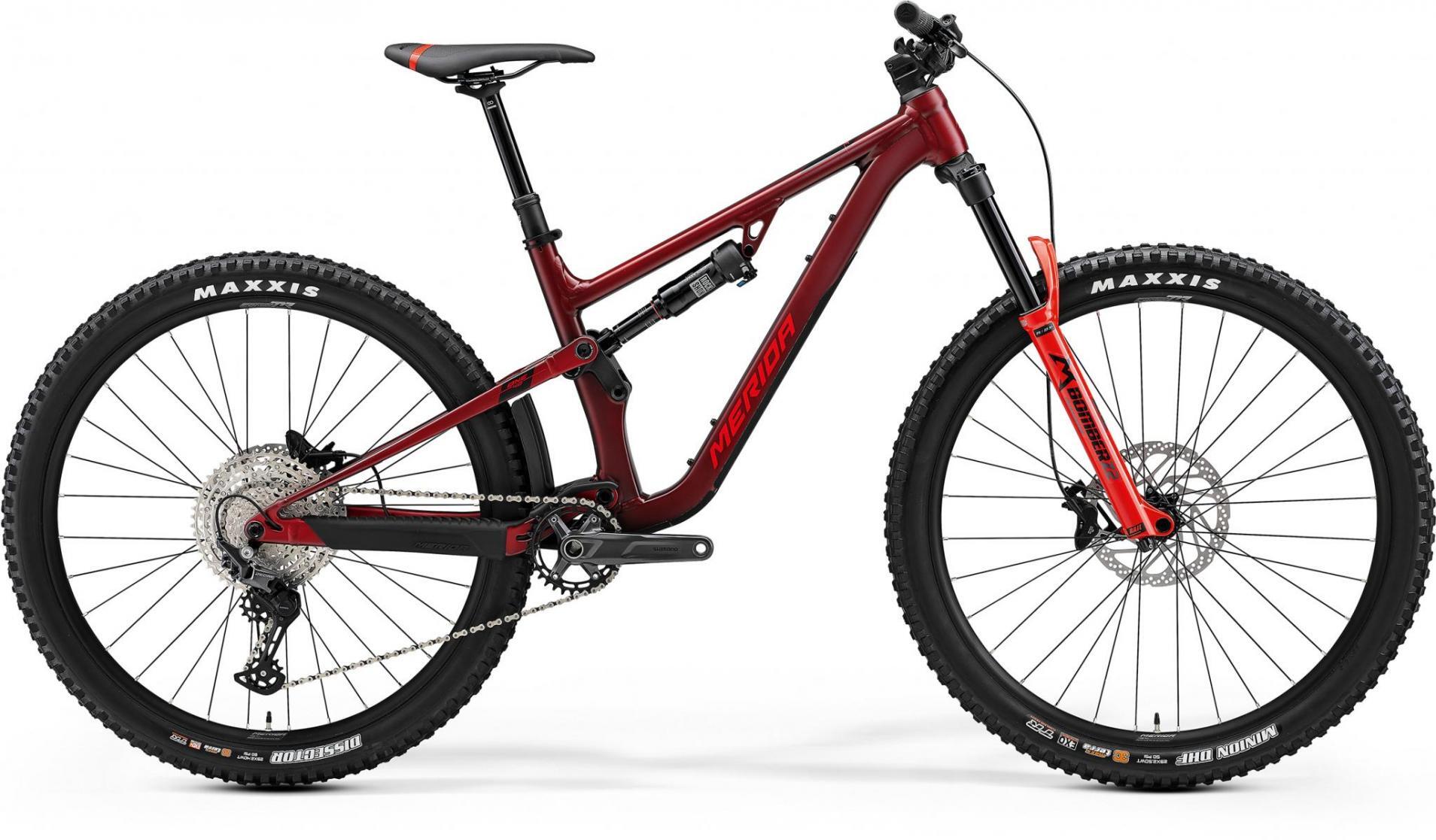 Merida One-Forty 500 Silk Dark Strawberry/Red Black