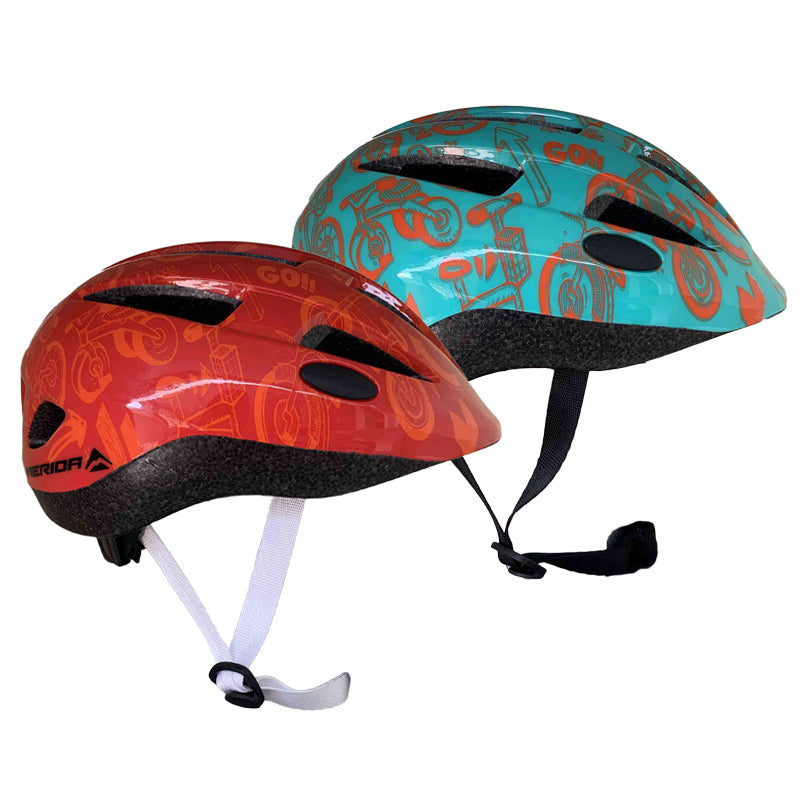 Merida Candy, sykkelhjelm – Turquoise/orange