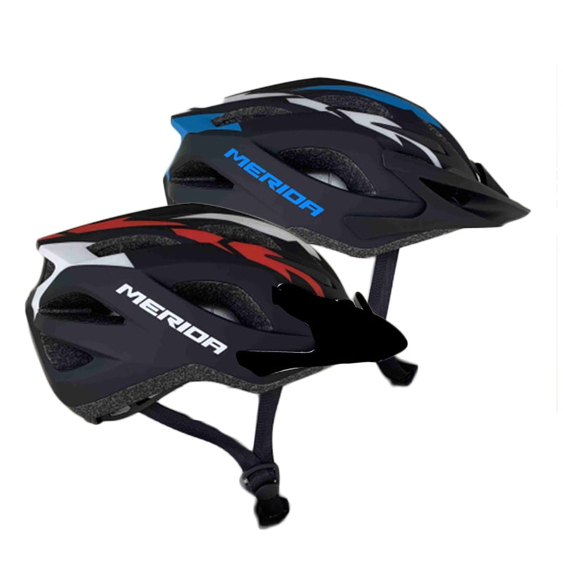 Merida Tucan sykkelhjelm – Black/Red, 51-56 cm