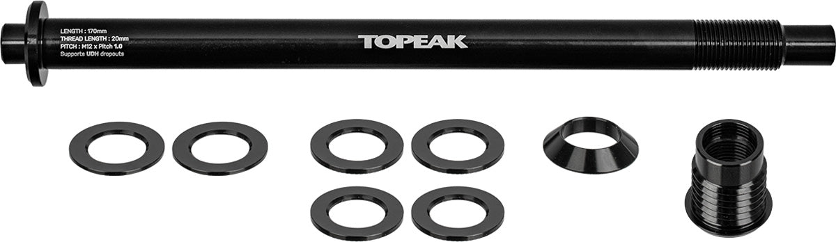 Zi:RAK Thru-Axle, 12x1.0mm, aksling kit