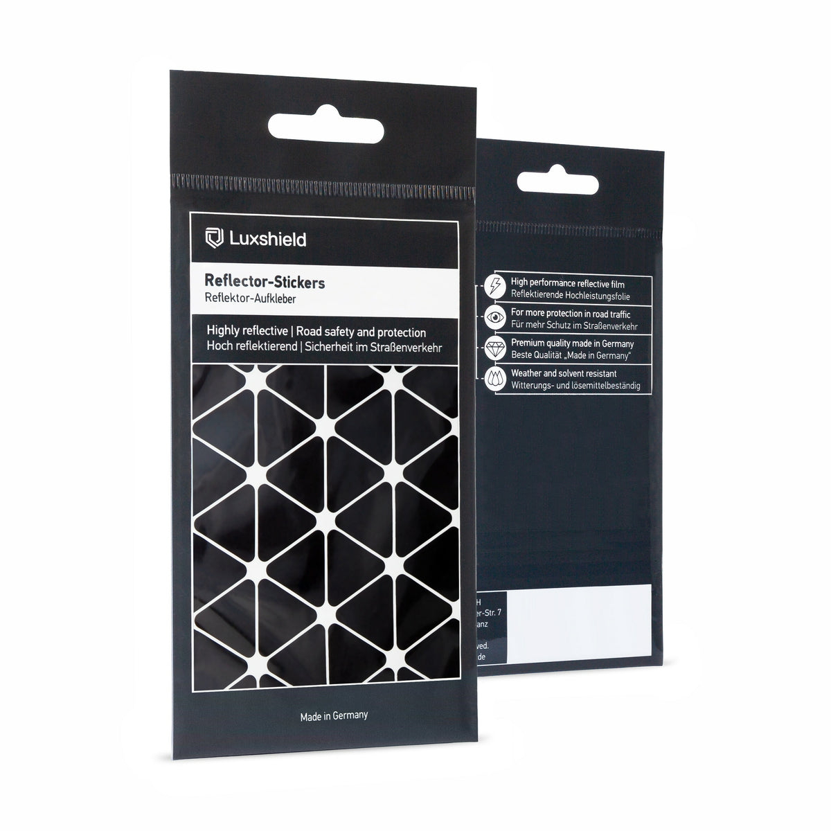 Luxshield Reflekterende klistremerker-Triangles