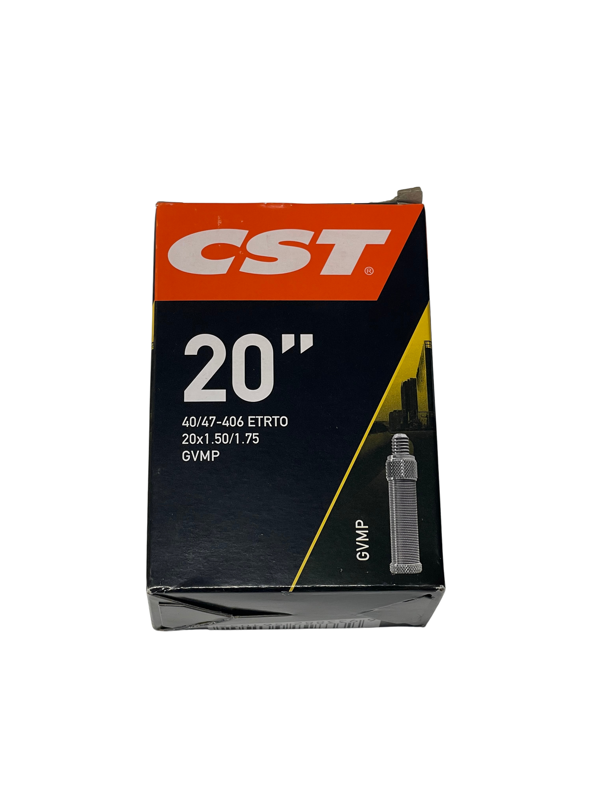 CST Slange, 20x1.5-1.75, standardventil