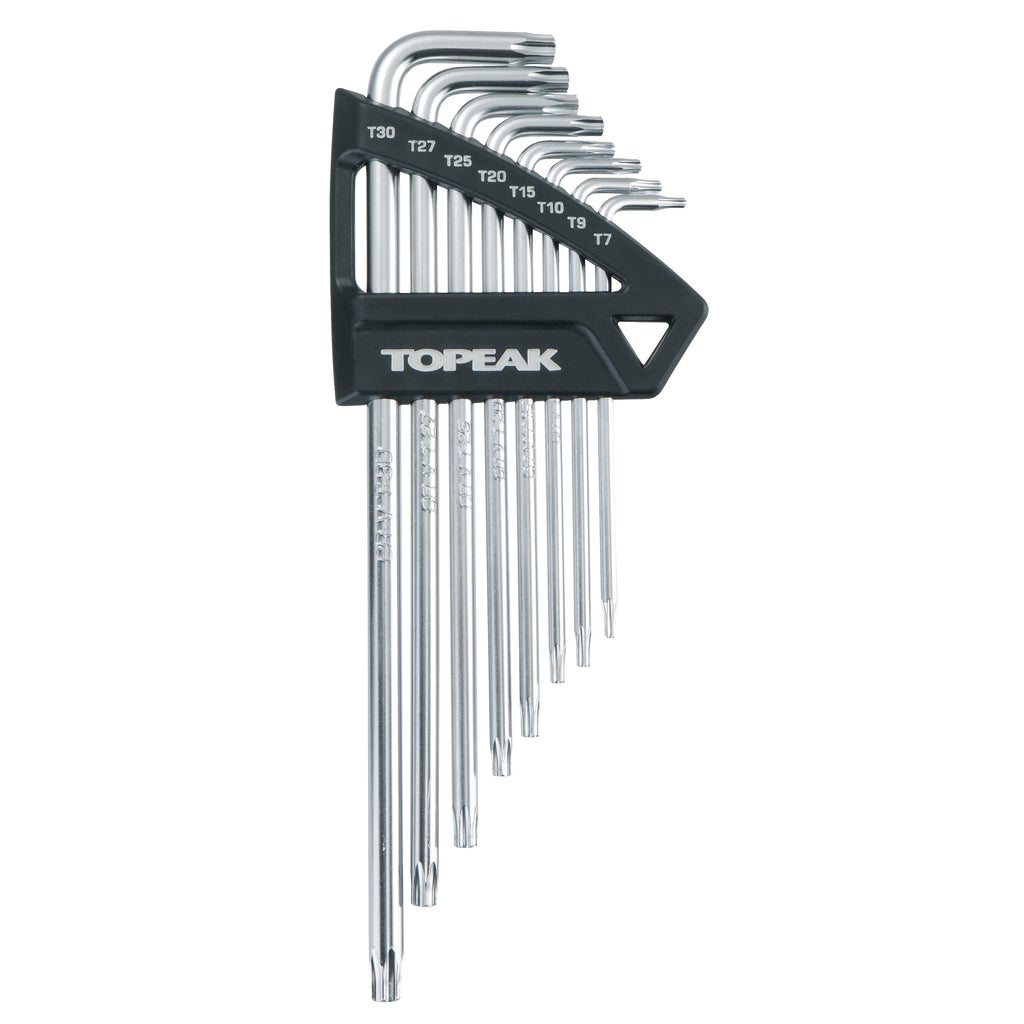 Topeak Torxnøkkelsett T7/T9/T10/T15/T20/T25/T27/T30 SILVER