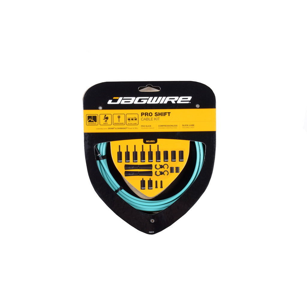 Jagwire Road/Mountain Pro, girsett, Shimano/SRAM, celeste