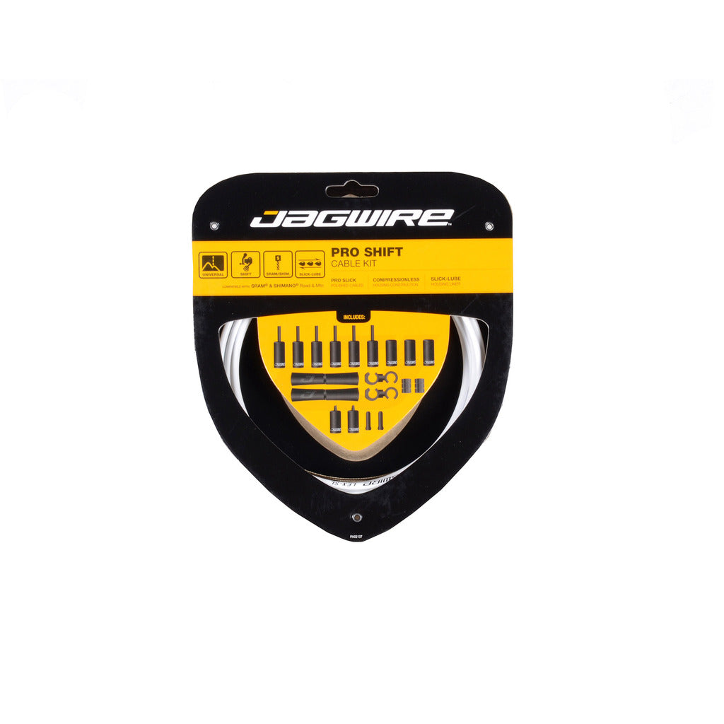 Jagwire Road/Mountain Pro, girsett, Shimano/SRAM, hvit