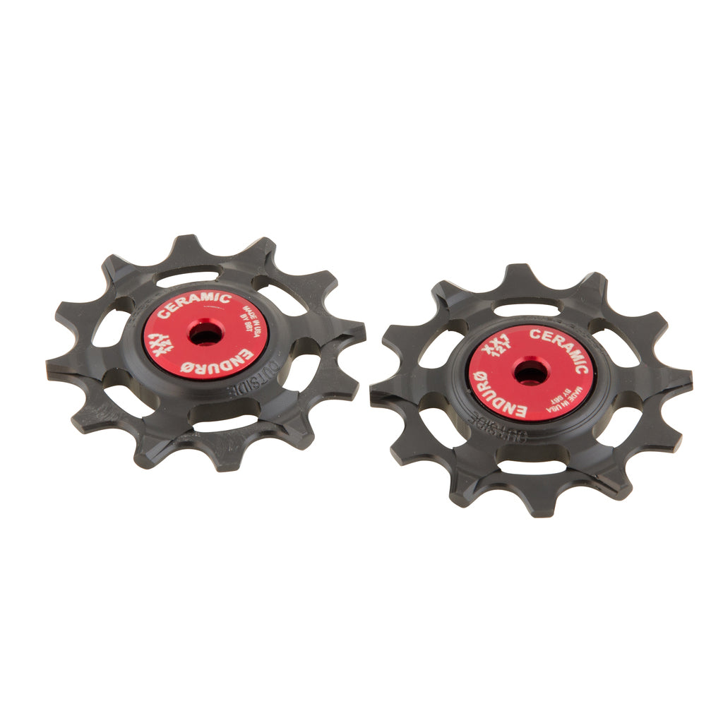 Enduro Bearings Trinsehjul, ZERO Ceramic, Sram 11, rød