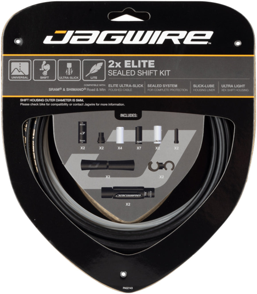 Jagwire 2x Elite Sealed, girsett, Shimano/SRAM
