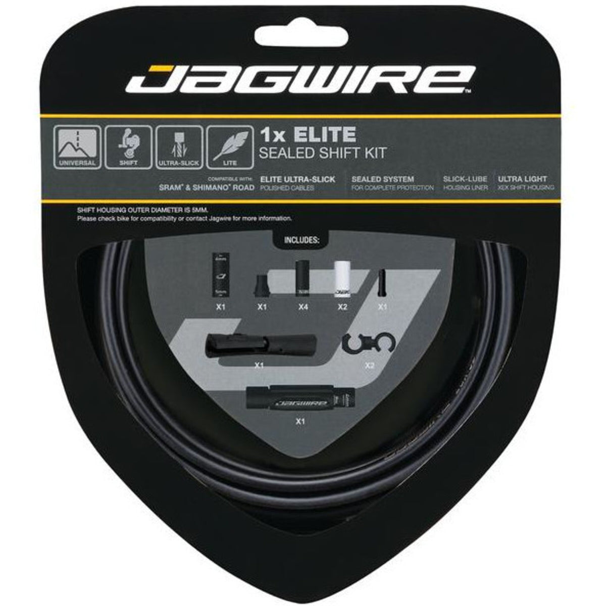 Jagwire 1x Elite Sealed, girsett, Shimano/SRAM