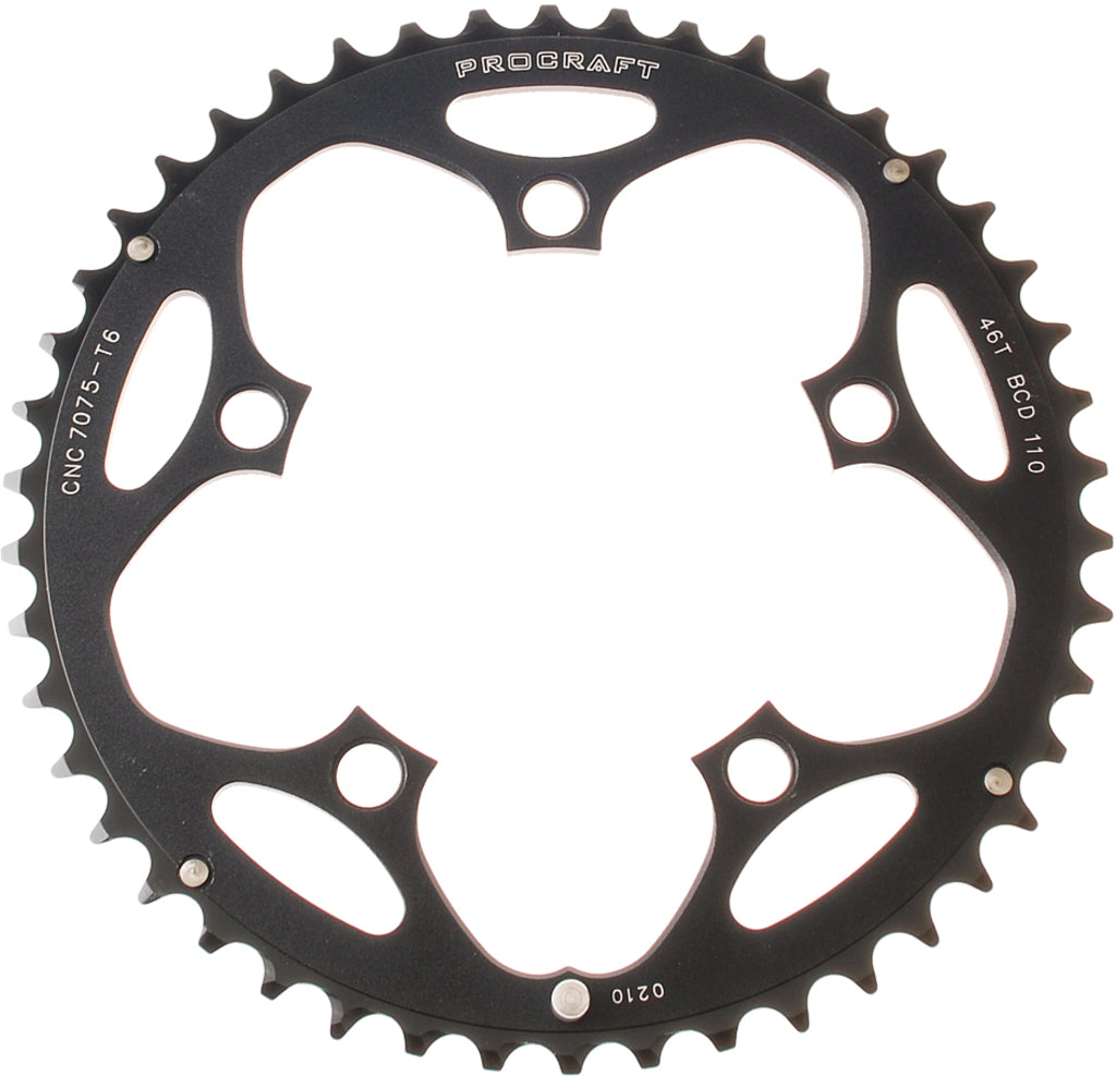 Procraft Road, krankdrev, 110 mm, 10 gir, 46T
