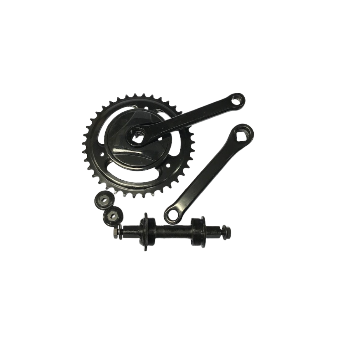 Naits Kranksett med lager, 38T, 140 mm