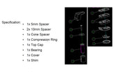 Merida Reacto Team CW 1P Cockpit spacer kit komplett