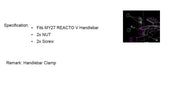 Merida Reacto Team CW 1P Cockpit, Clamp Hardware Kit