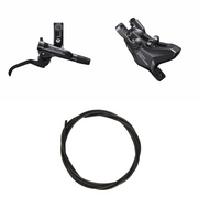 Shimano Deore Hydraulisk skivebremssett BRM6100KTBLM6100 Høyre / bak Resin uten finne Uten adapter 1700 (sort)