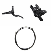 Shimano Hydraulisk skivebremssett BRMT410KTBLMT401 Venstre / foran Resin uten finne Uten adapter for bakmontert gaffel 1000 (sort)