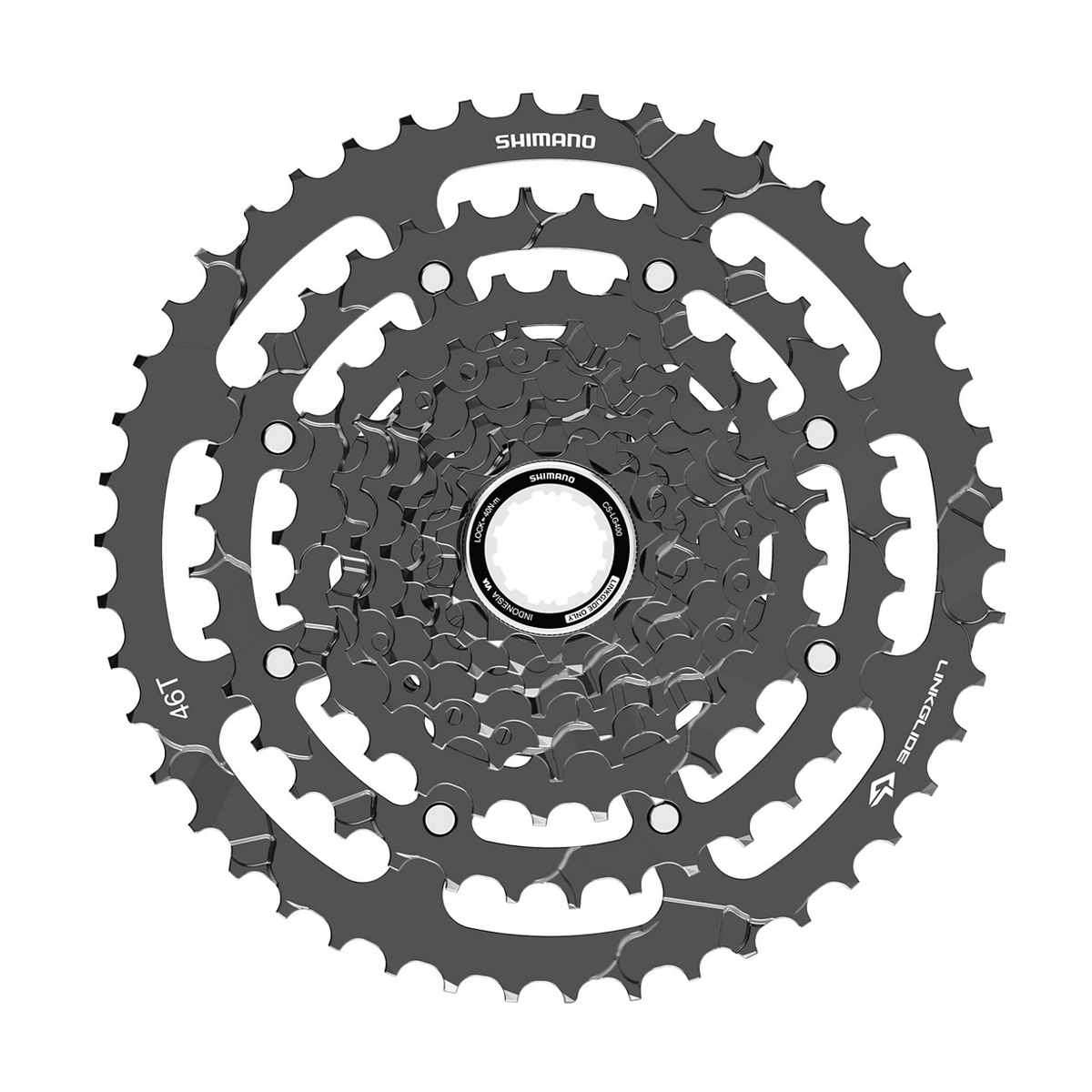 Shimano Kassettannhjul CS-LG400-9 9-delt 11-13-15-17-20-23-28-36-46T