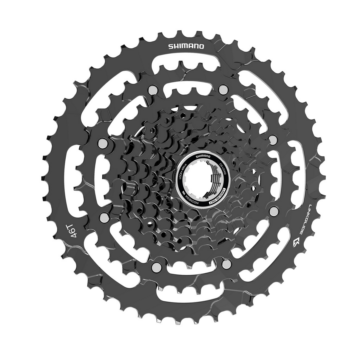 Shimano Kassettannhjul CS-LG400-9 9-delt 11-13-15-17-20-23-28-36-46T