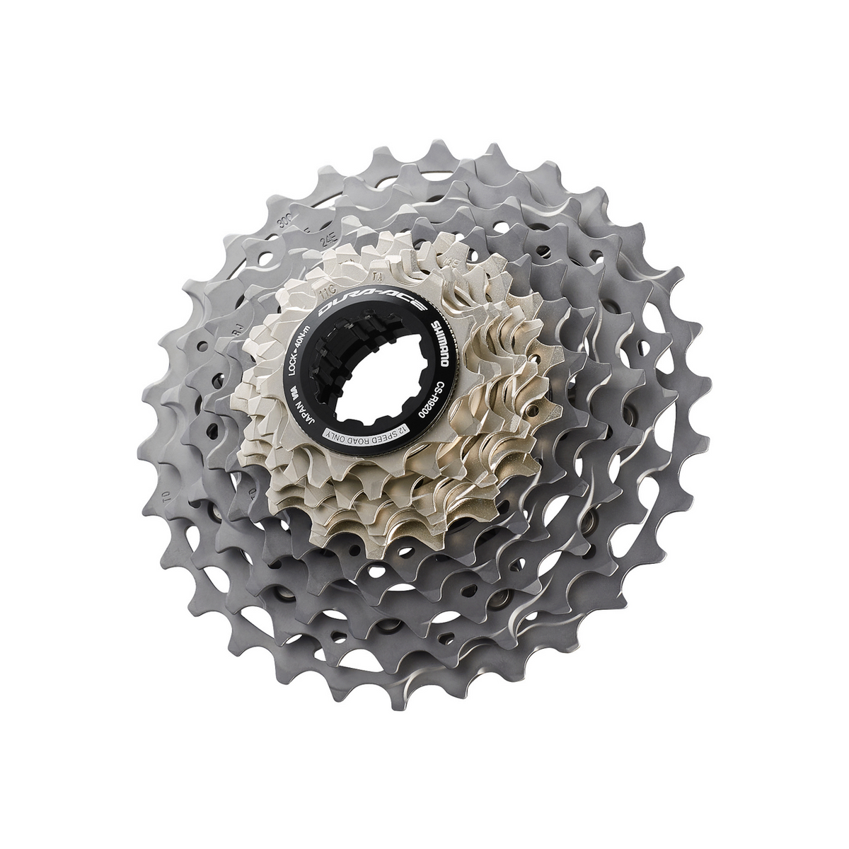 Shimano Dura-Ace Kassettannhjul CS-R9200-12 12-delt 11-12-13-14-15-16-17-19-21-24-27-30T