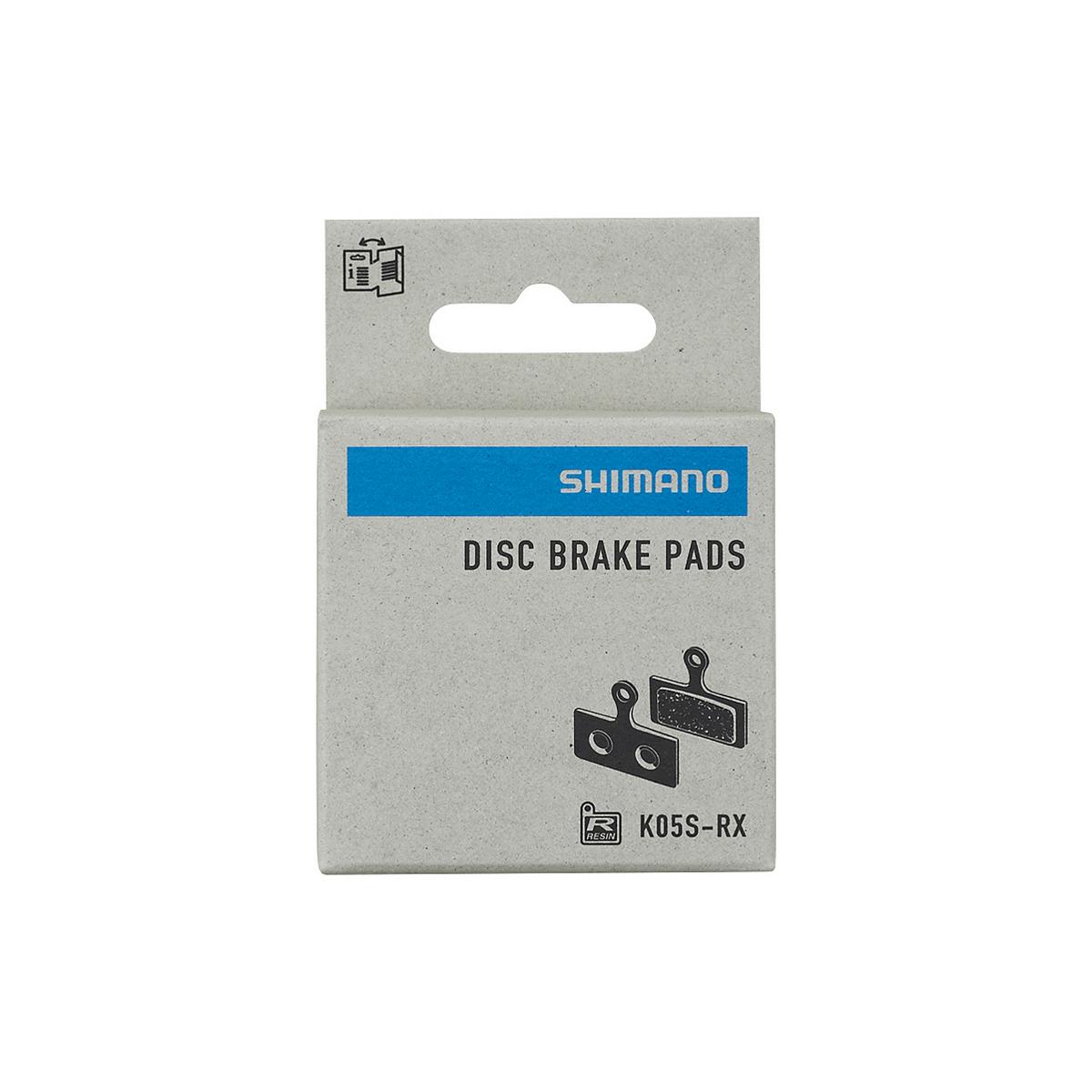 Shimano Skivebremsekloss BP-K05S-RX resin uten 1 par