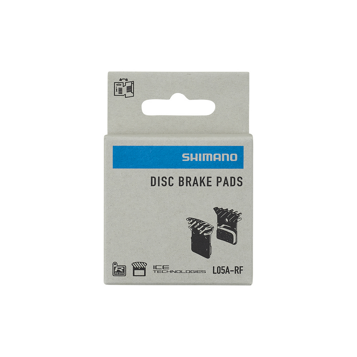 Shimano Skivebremsekloss BP-L05A-RF resin med 1 par