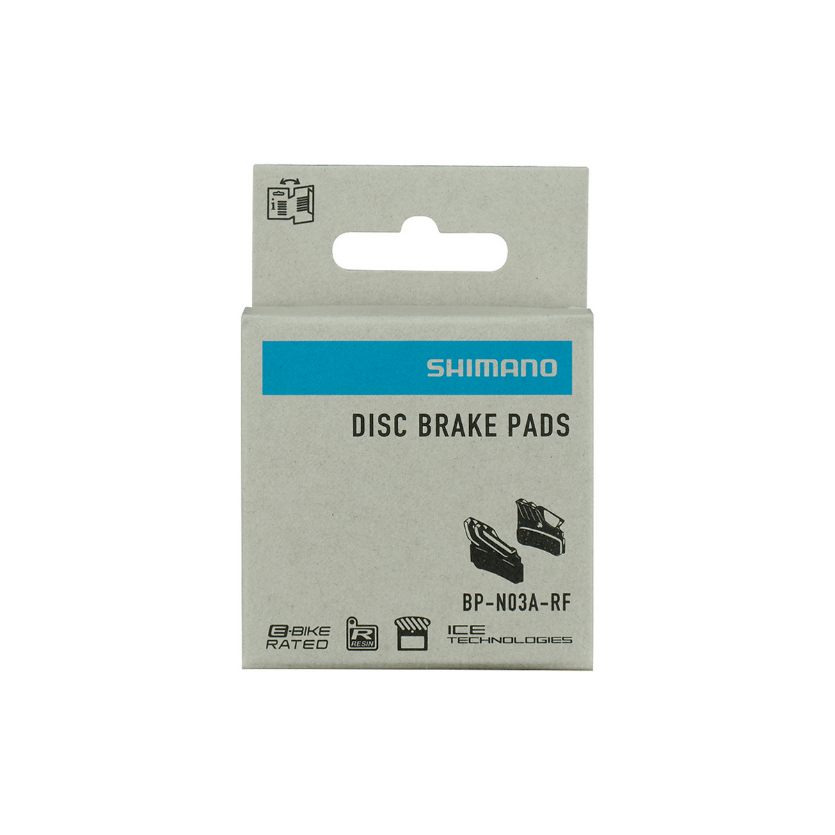 Shimano Skivebremsekloss BP-N03A-RF resin med 1 par
