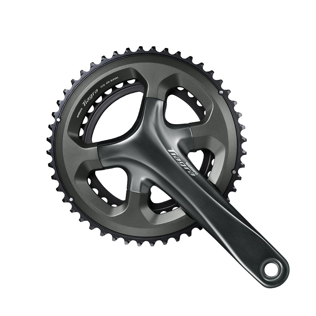 Shimano Tiagra Kranksett FC-4700 2-PIECE crankset 10-delt 170,0 mm 48-34T Serie-farge Uten kranklagerdeler Uten cg