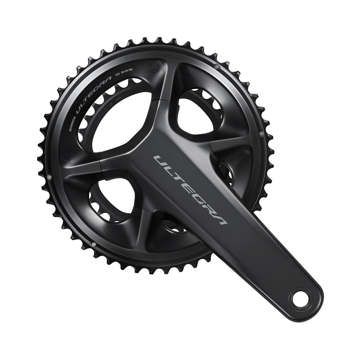 Shimano Ultegra Kranksett FC-R8100 hollowtech II 12-delt 172,5 mm 50–34T Serie-farge Uten kranklagerdeler Uten cg