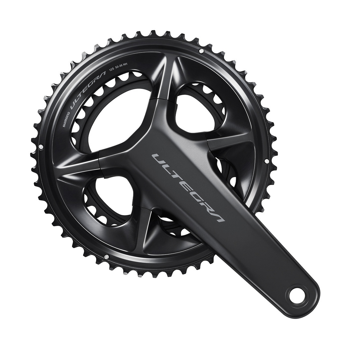Shimano Ultegra Kranksett FC-R8100 hollowtech II 12-delt 172,5 mm 52-36T Serie-farge Uten kranklagerdeler Uten cg