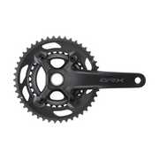 Shimano GRX Kranksett FC-RX600-10 2-PIECE crankset 10-delt 172,5 mm 46–30T Serie-farge Uten kranklagerdeler Uten cg