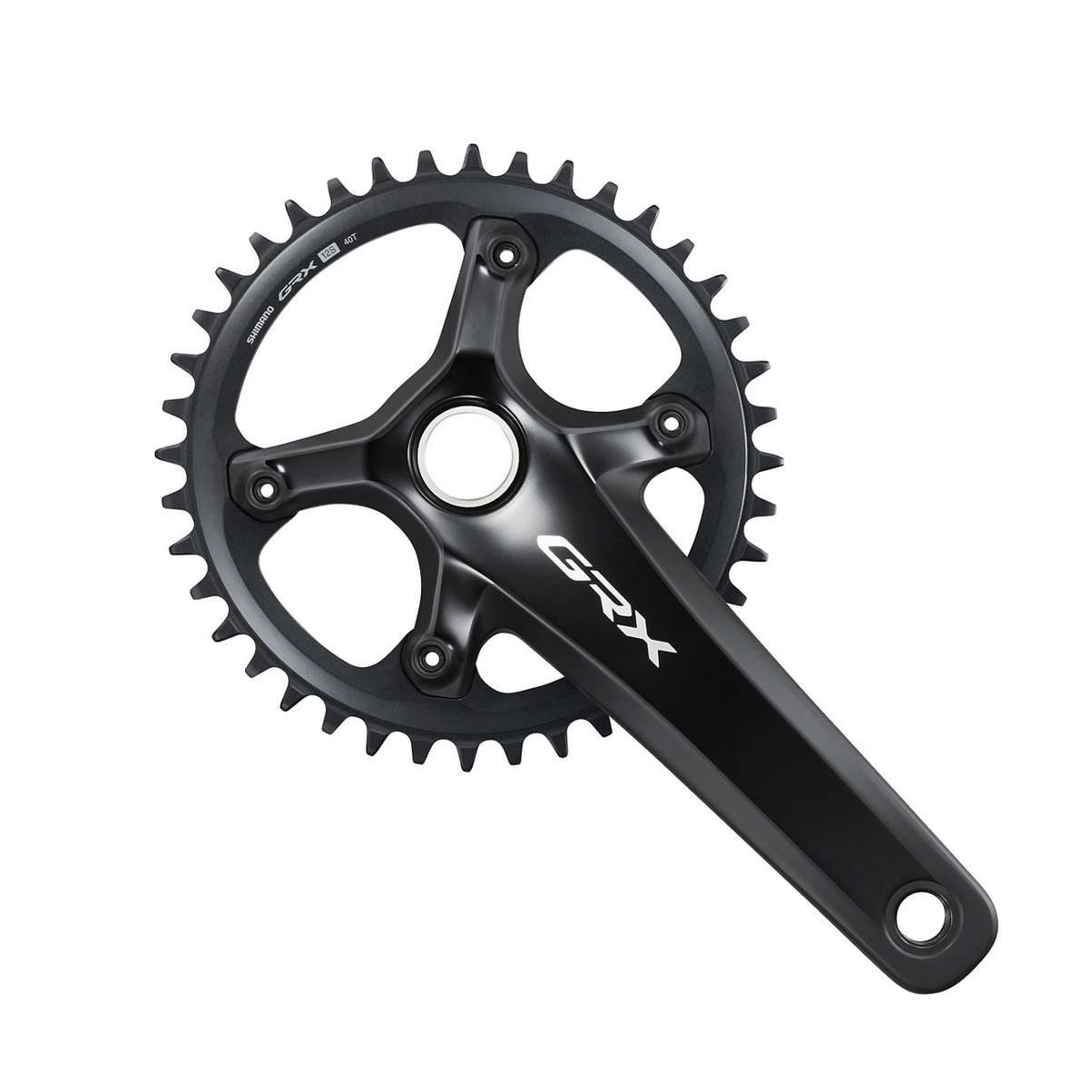 Shimano GRX Kranksett FC-RX820-1 hollowtech II 12-delt 172,5 mm 40T Serie-farge Uten kranklagerdeler Uten cg