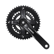 Shimano Kranksett FC-TY501-2 Square 8/7-delt 170,0 mm 46–30T Svart For enhetskranklager Uten cg