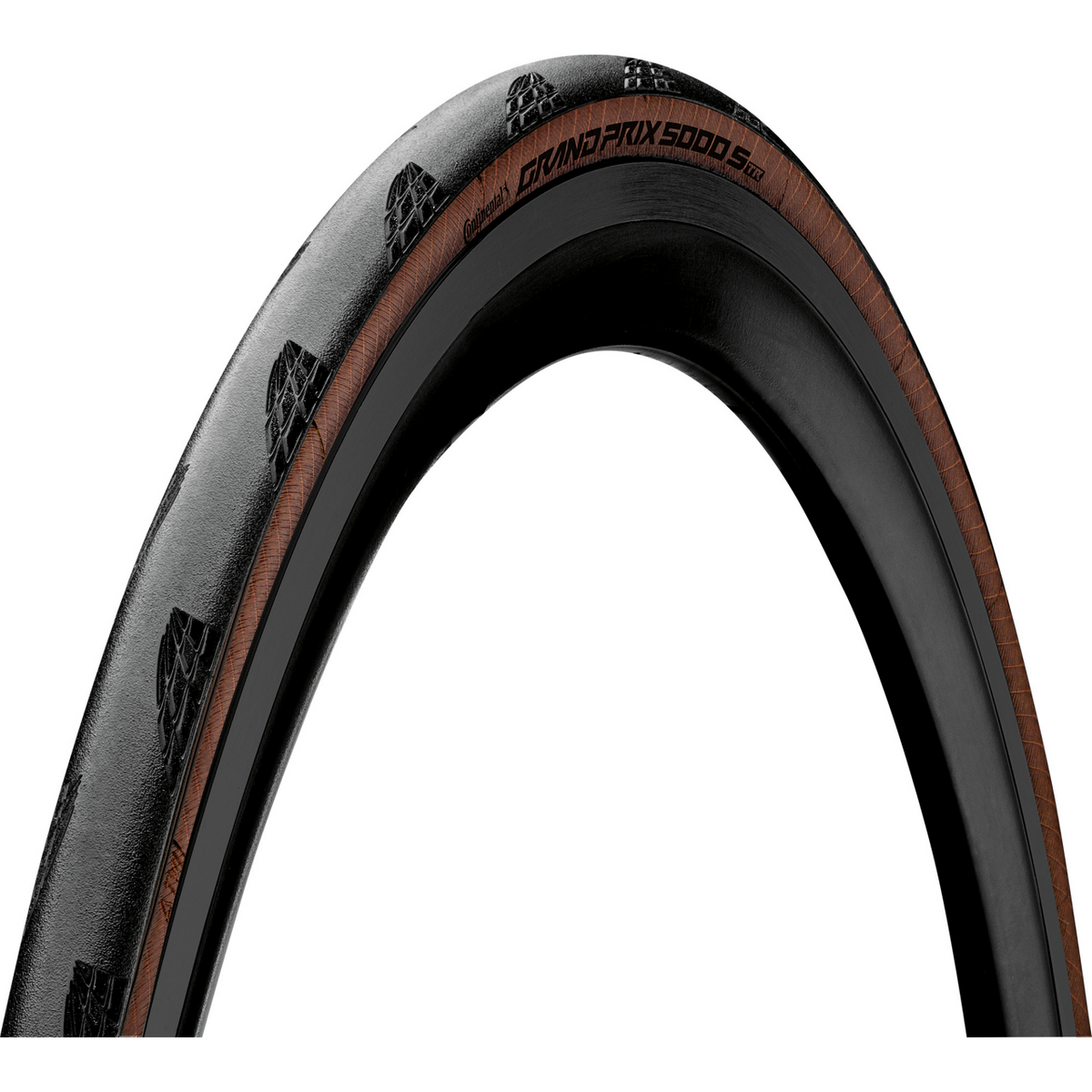 Continental Grand Prix 5000 S TR 28-622/700x28C sort/transparent, folding dekk