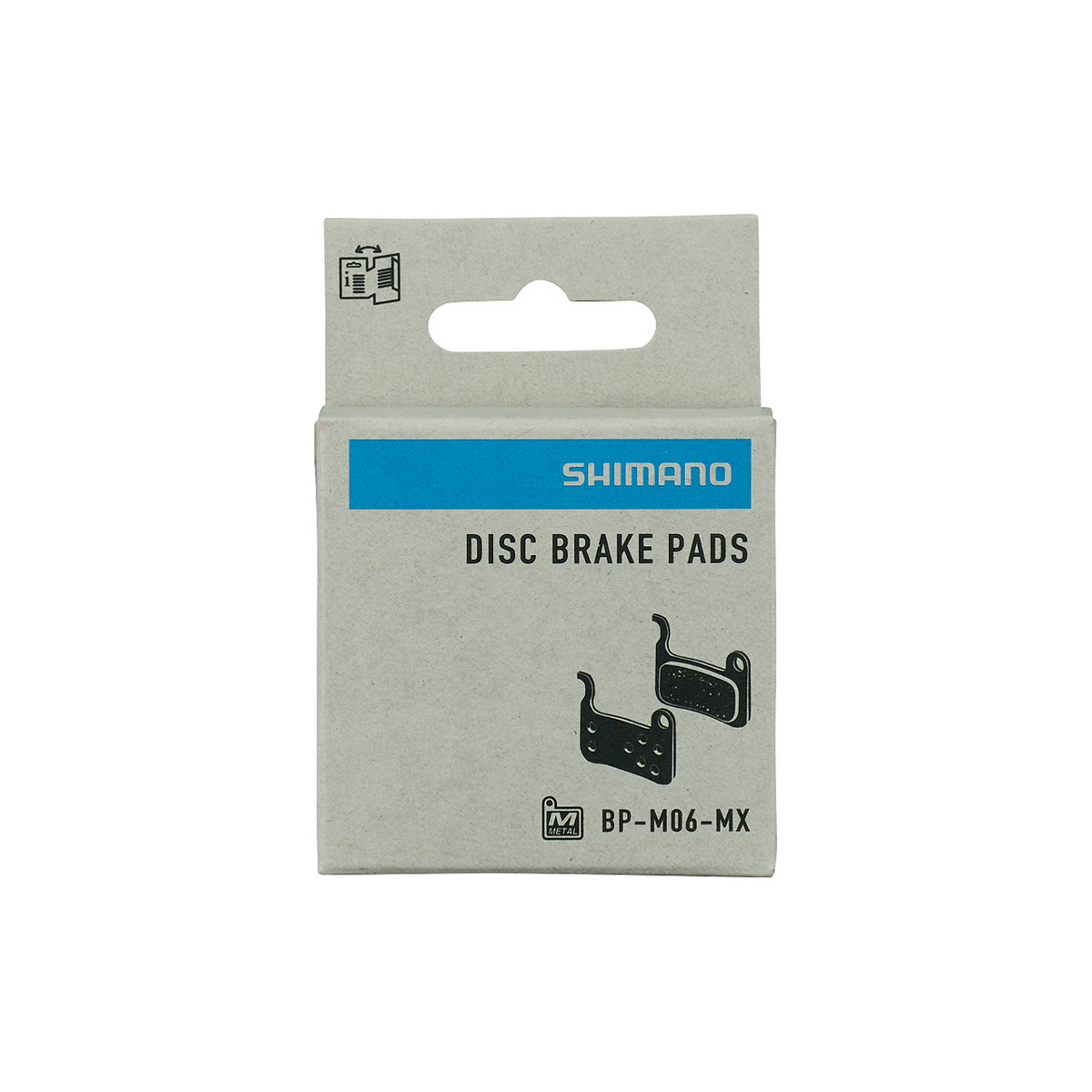 Shimano Skivebremsekloss BP-M06-MX metall uten 1 par