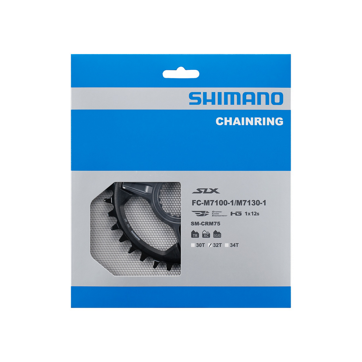 Shimano SLX Krankdrev SM-CRM75 12-delt 32T Serie-farge