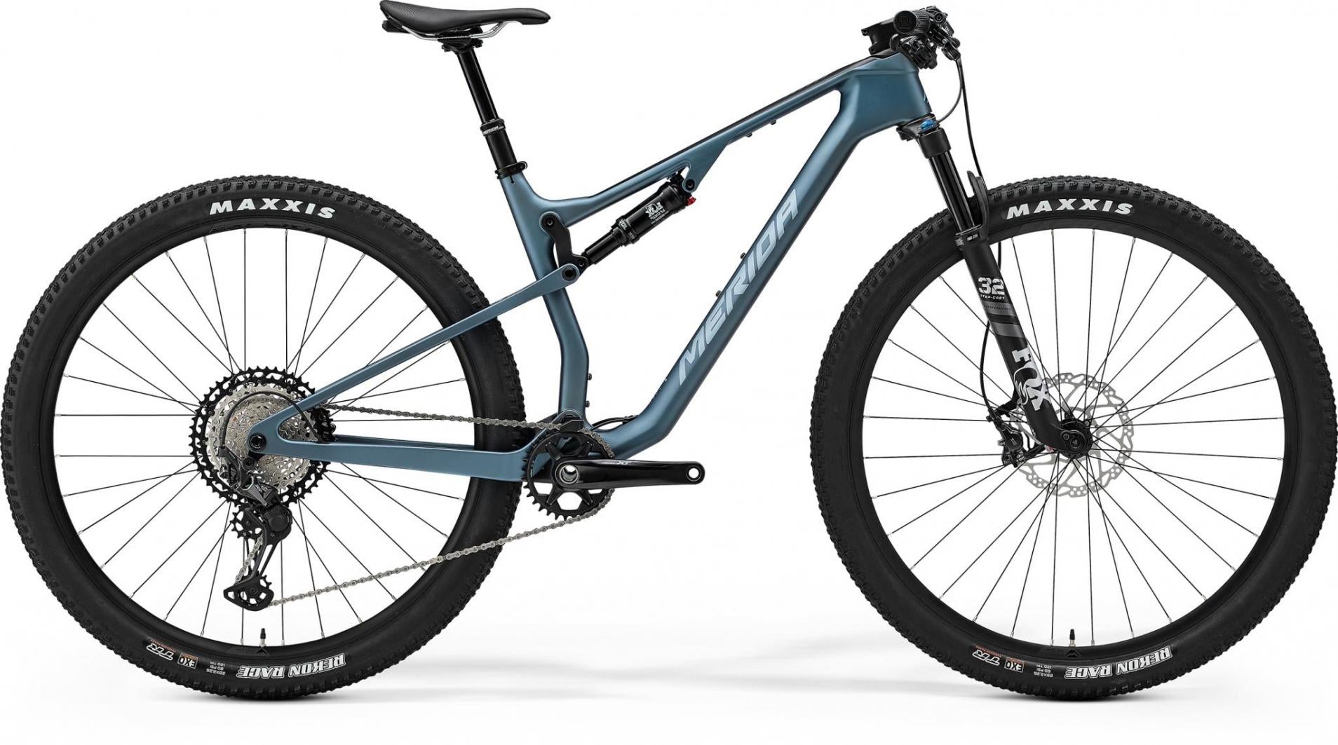 Merida Ninety-Six RC XT — Silk Steel Blue/Black Silver