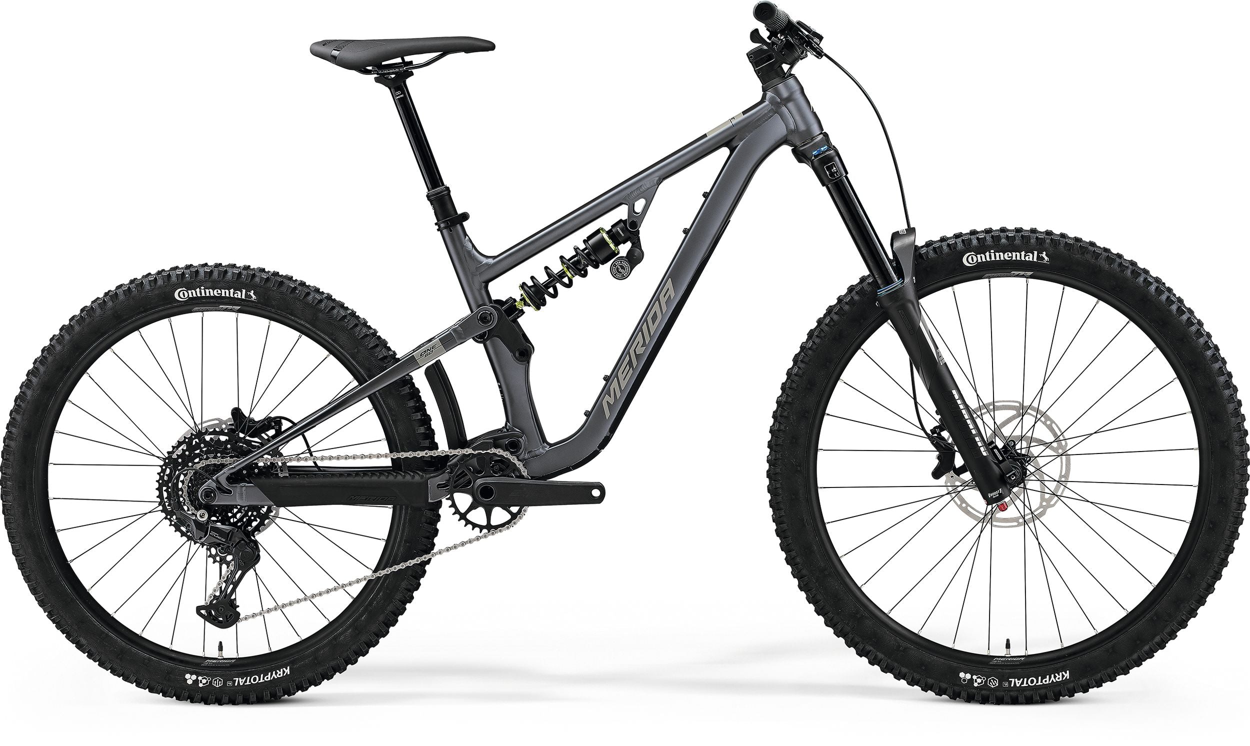Merida One-Sixty FR 400 — Silk Dark Silver/Grey/Black