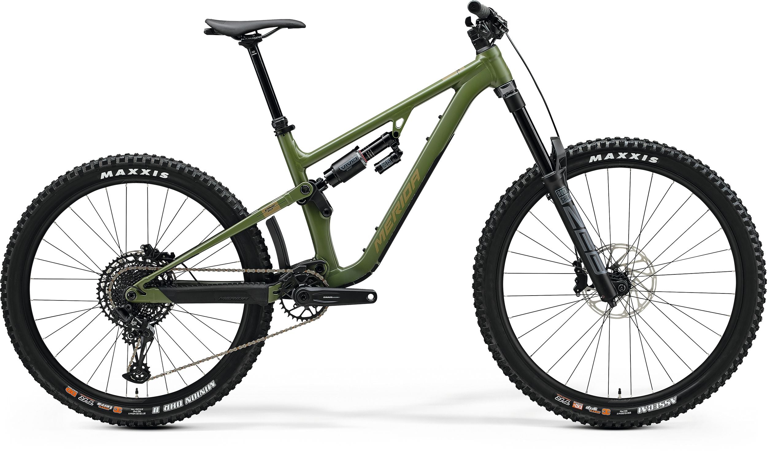 Merida One-Sixty 700 — Silk Anaconda Green/Brown (2025)