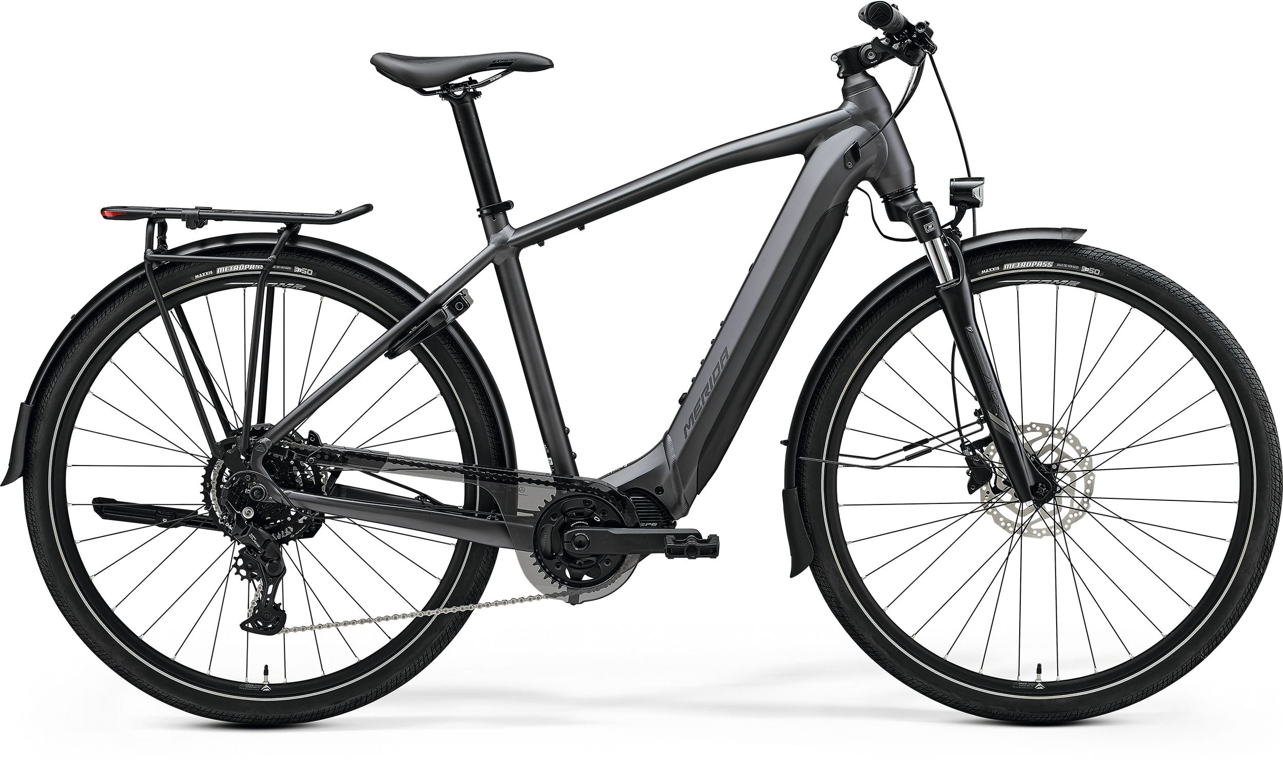 Merida eSpresso 400 EQ — Matt Dark Silver/Black (2025)