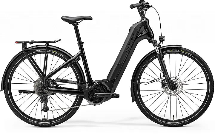 Merida eFloat City 400 EQ — Metallic Black/Gunmetal Grey (2025)