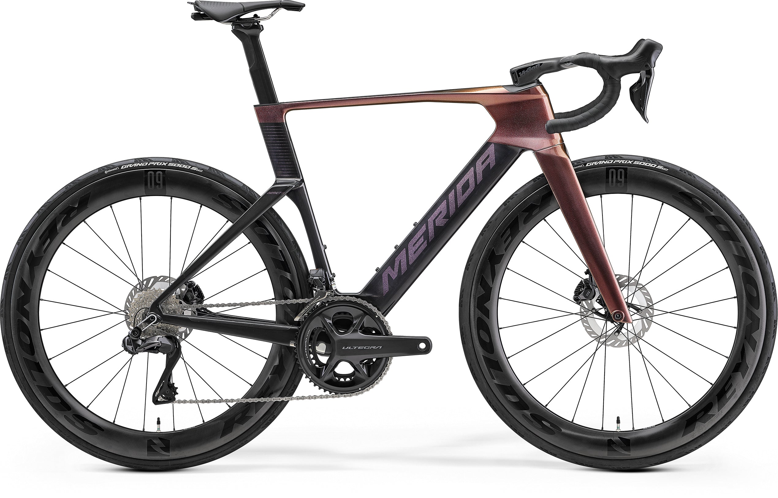 Merida Reacto 8000 — Rainbow Purple/ Black (2027)