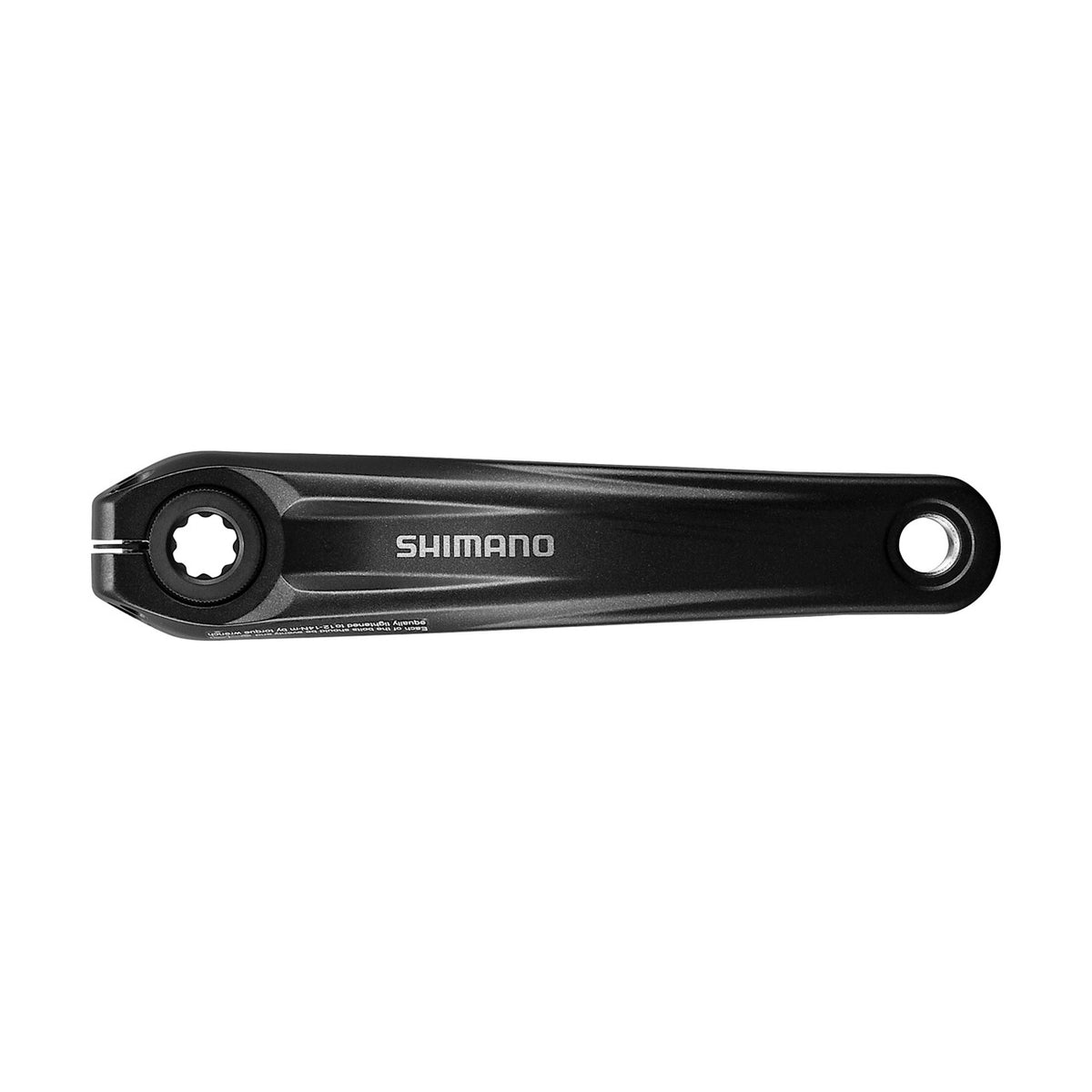 Shimano Krankarm FC-E8000 24 mm aksel med riller 165,0 mm Sort