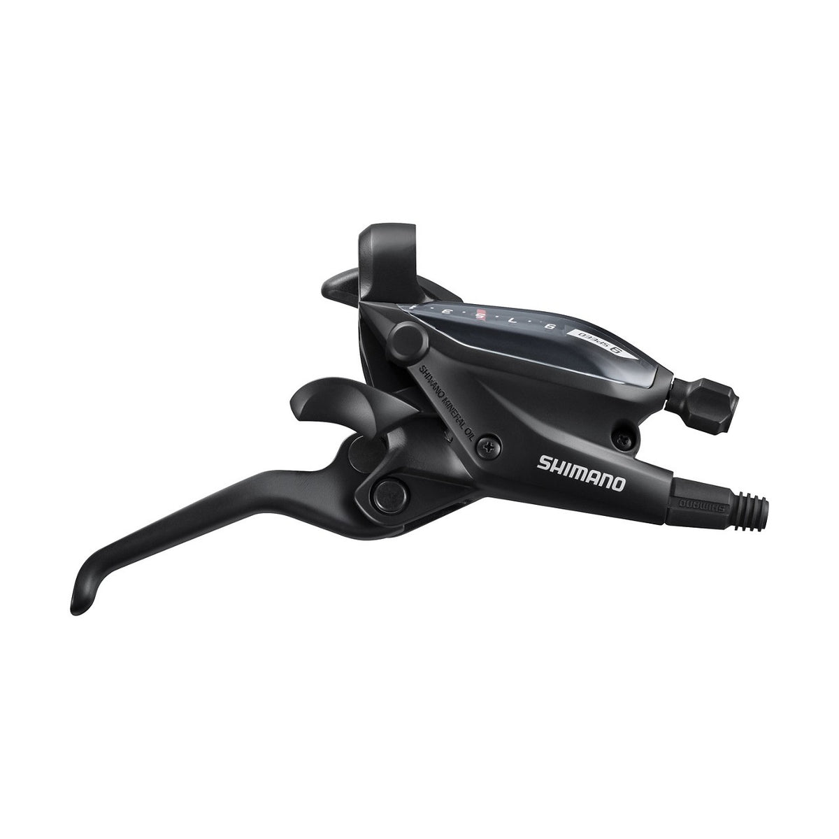 Shimano Gir/Bremsespak (for flatt styre, hydraulisk skivebrems) ST-EF505-9R 9-delt ez fire plus 2050 mm