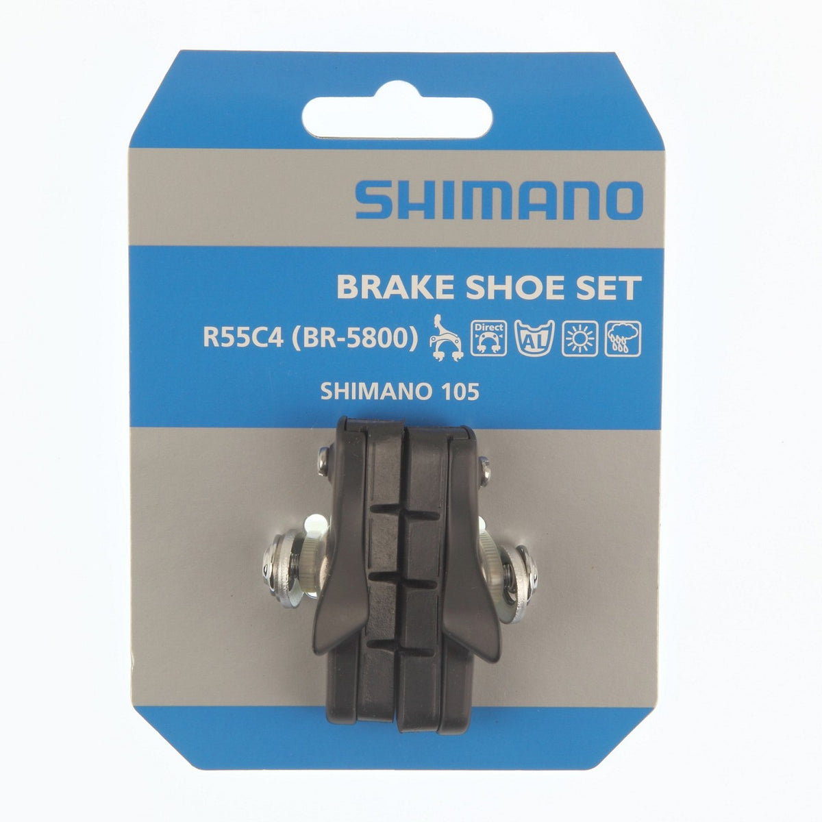 Shimano R55C4 bremseskosett til kassettype (par)