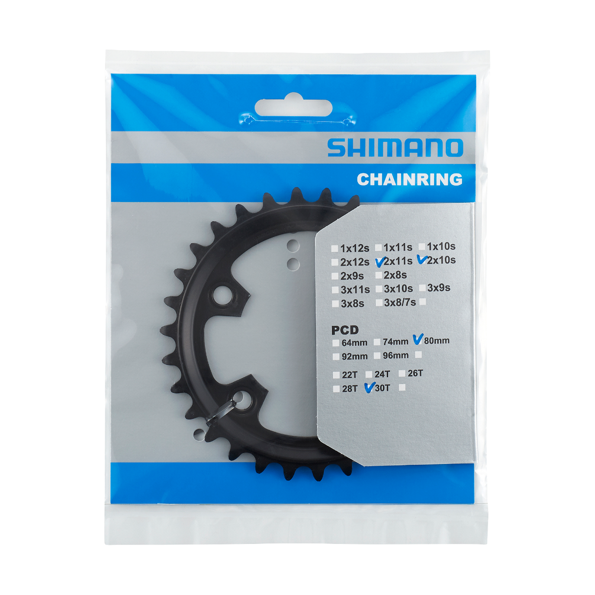 Shimano GRX Krankdrev 30T for FC-RX600-11/FC-RX600-10