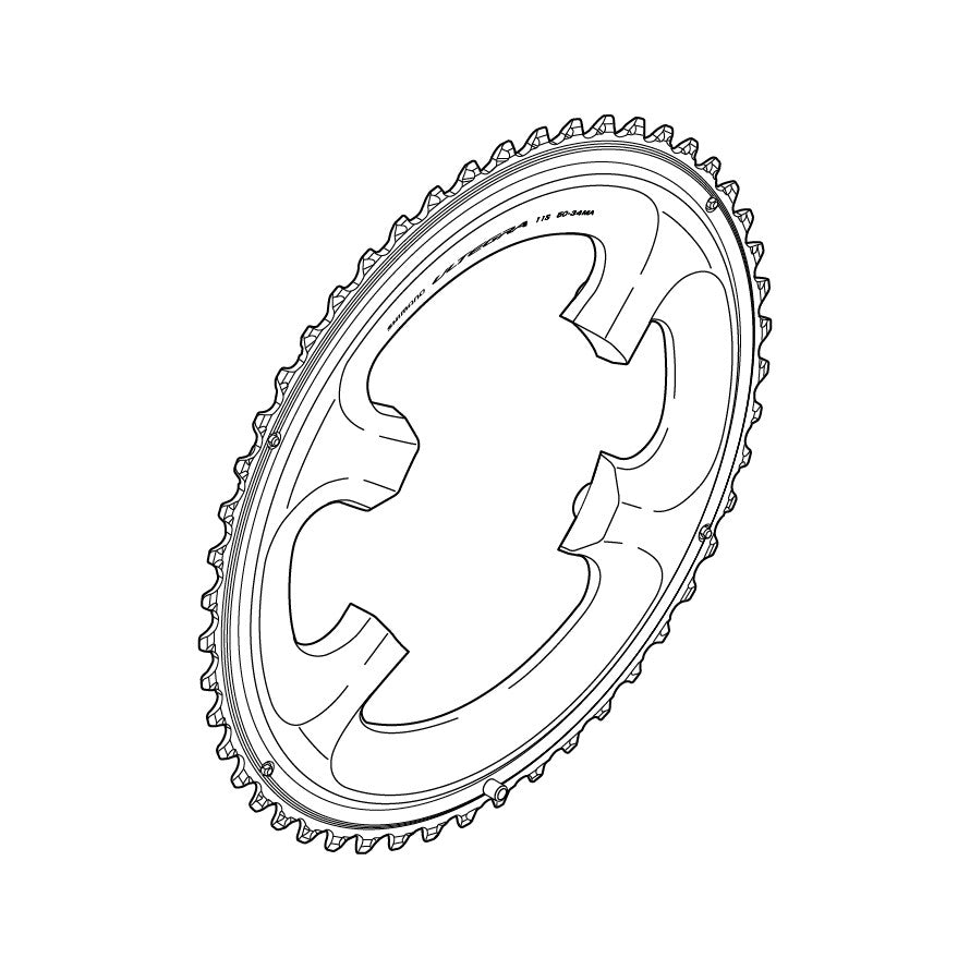Shimano Ultegra Krankdrev 52T for FC-6800